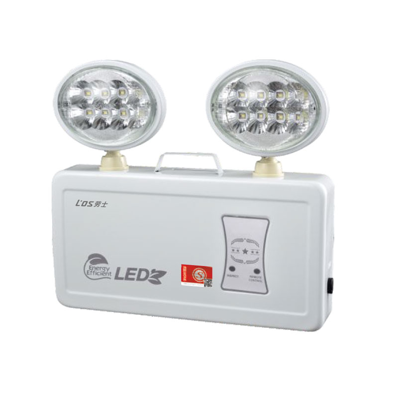 椭圆铁头凸面镜双头灯应急灯